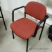 Red Stacking Guest Chair w/ Rubber Padded Arms